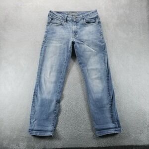 American Eagle Jeans Mens 30x30 Blue Original Straight Light Wash Y2K Faded‎